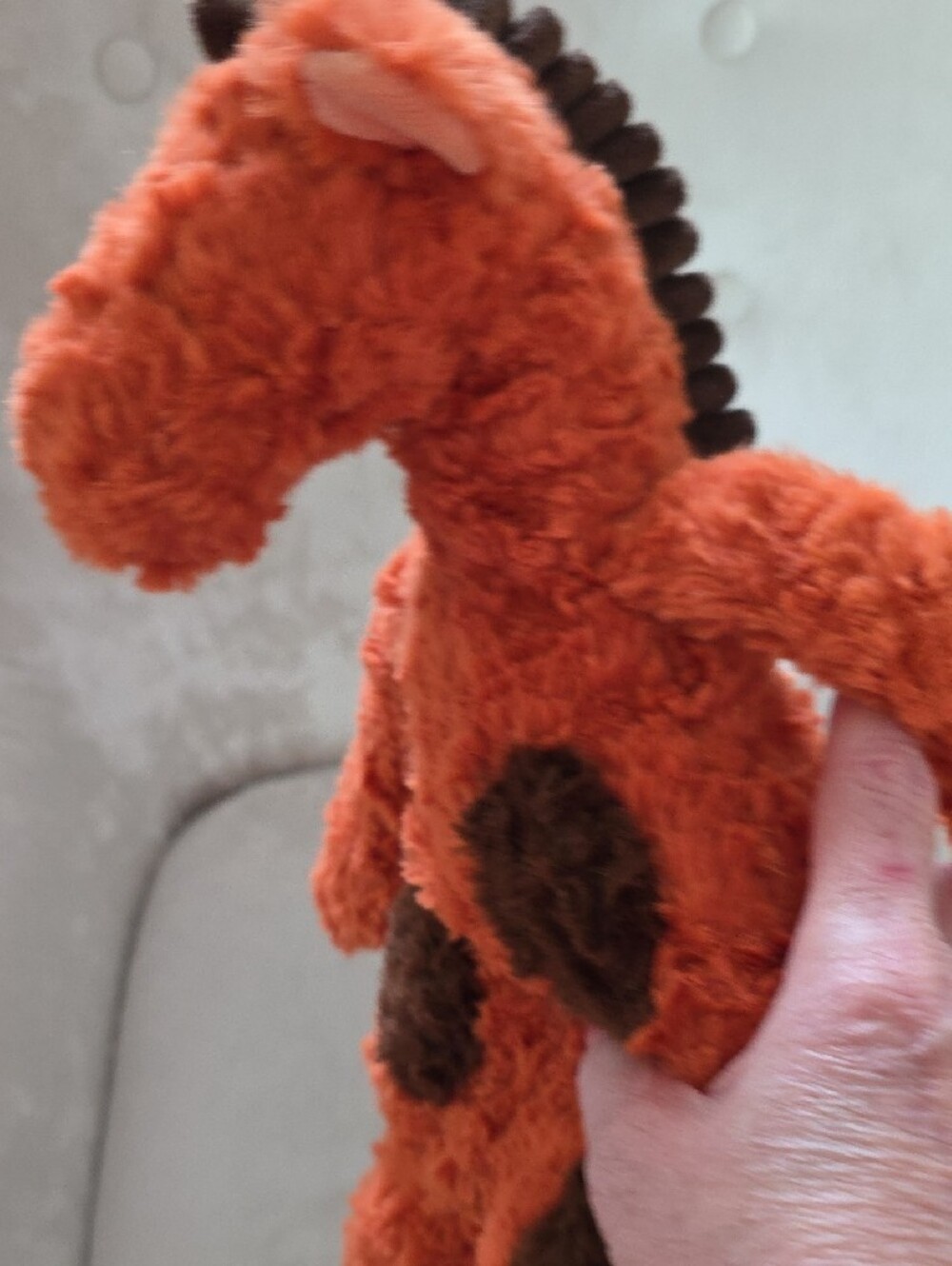 Jellycat Retired Geoffrey Giraffe Gender Neutral Safari Nursery Plush - Picture 8 of 8